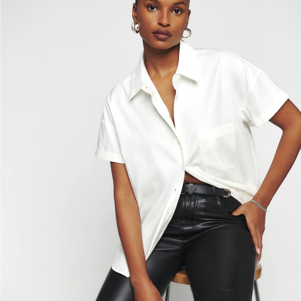 Reformation Caleb Oversized Button Down Shirt